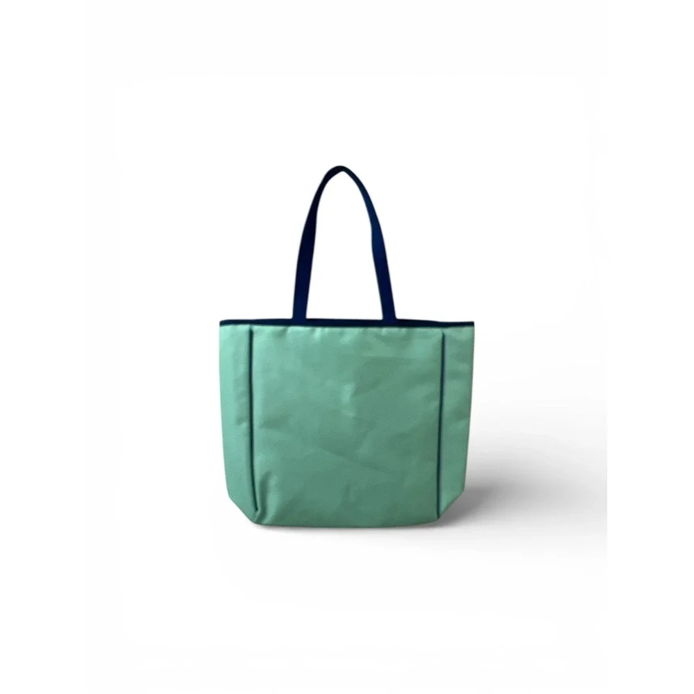 Clinique X Kate Spade New York Tote Bag Mint Green Bag of Tricks Cosmetic Print‎ - Picture 4 of 6